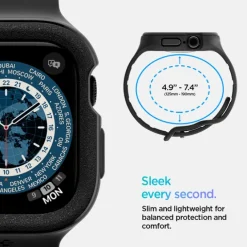 PASEK SPIGEN APPLE WATCH 10 42 MM VAULT PRO MATOWY CZARNY