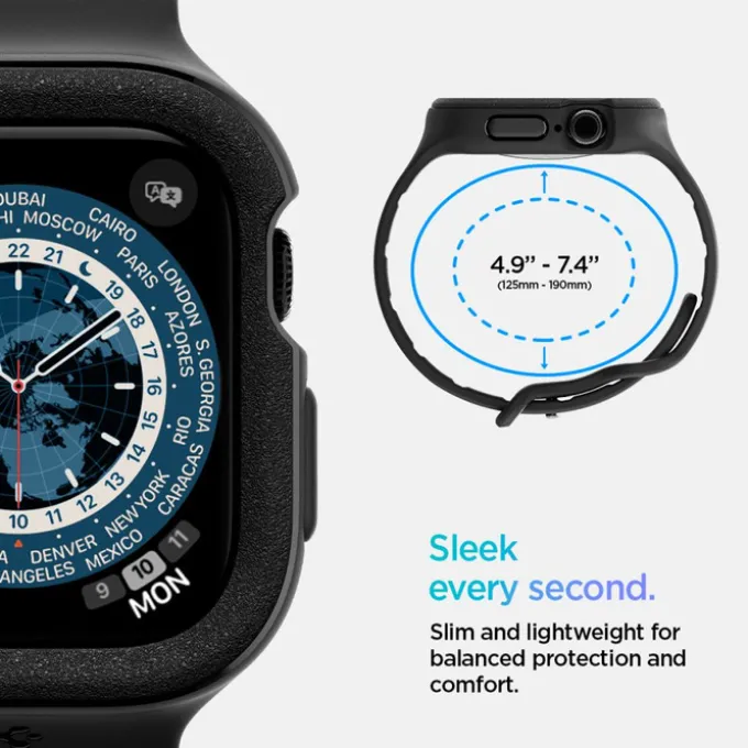 PASEK SPIGEN APPLE WATCH 10 42 MM VAULT PRO MATOWY CZARNY