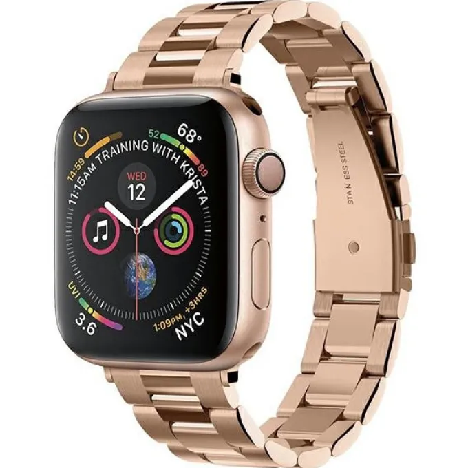 Pasek SPIGEN Apple Watch Modern Fit Band 9 8 7 SE 2022 38mm 40mm 41mm Rose Gold