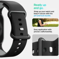 PASEK SPIGEN APPLE WATCH 6 / 7 / 8 / 9 / 10 / SE (40 / 41 / 42 MM) NANO POP BLACK SESAME