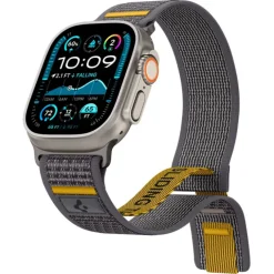 PASEK SPIGEN APPLE WATCH 6 / 7 / 8 / 9 / 10 / SE / ULTRA 1 / 2 (44 / 45 / 46 / 49 MM) ACTIVE ATHLEX AIR SZARY