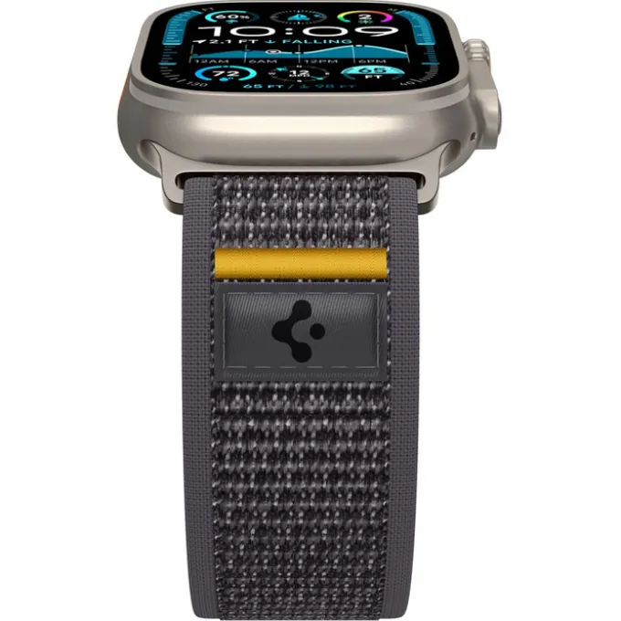 PASEK SPIGEN APPLE WATCH 6 / 7 / 8 / 9 / 10 / SE / ULTRA 1 / 2 (44 / 45 / 46 / 49 MM) ACTIVE ATHLEX AIR SZARY