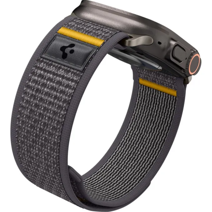 PASEK SPIGEN APPLE WATCH 6 / 7 / 8 / 9 / 10 / SE / ULTRA 1 / 2 (44 / 45 / 46 / 49 MM) ACTIVE ATHLEX AIR SZARY