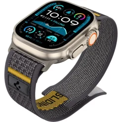 PASEK SPIGEN APPLE WATCH 6 / 7 / 8 / 9 / 10 / SE / ULTRA 1 / 2 (44 / 45 / 46 / 49 MM) ACTIVE ATHLEX AIR SZARY