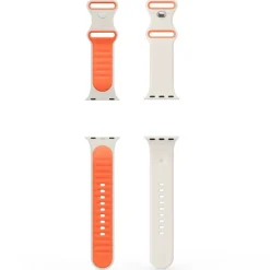 PASEK SPIGEN APPLE WATCH 6 / 7 / 8 / 9 / 10 / SE / ULTRA 1 / 2 (44 / 45 / 46 / 49 MM) NANO POP ORANGE BEIGE