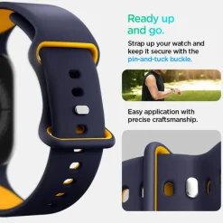 PASEK SPIGEN APPLE WATCH 6 / 7 / 8 / 9 / 10 / SE / ULTRA 1 / 2 (44 / 45 / 46 / 49 MM) NANO POP BLUEBERRY GRANATOWY