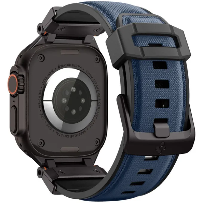 PASEK SPIGEN APPLE WATCH 6 / 7 / 8 / 9 / 10 / SE / ULTRA 1 / 2 (44 / 45 / 46 / 49 MM) DURAPRO ARMOR GRANATOWY