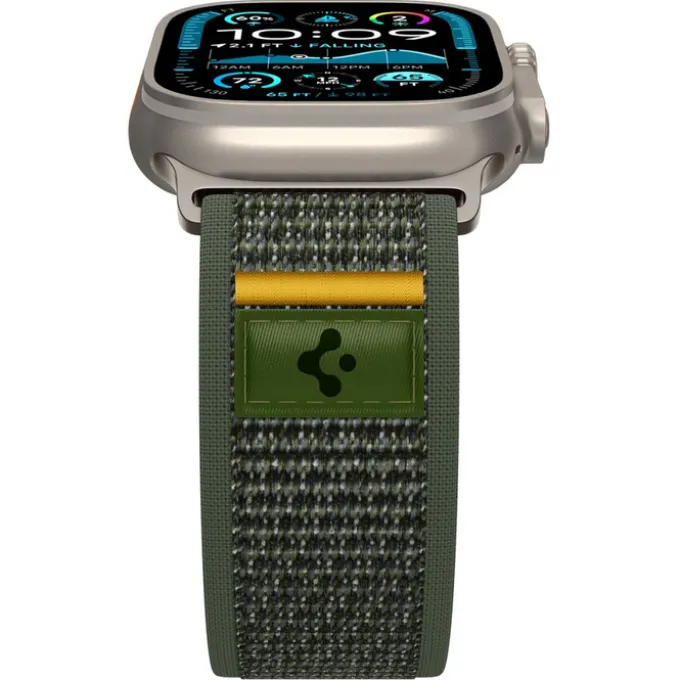 PASEK SPIGEN APPLE WATCH 6 / 7 / 8 / 9 / 10 / SE / ULTRA 1 / 2 (44 / 45 / 46 / 49 MM) ACTIVE ATHLEX AIR ZIELONY