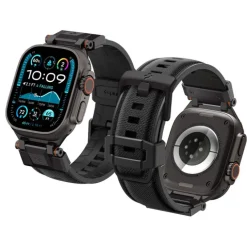 PASEK SPIGEN APPLE WATCH 6 / 7 / 8 / 9 / 10 / SE / ULTRA 1 / 2 (44 / 45 / 46 / 49 MM) DURAPRO ARMOR CZARNY
