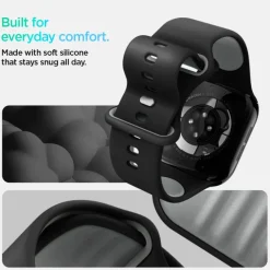 PASEK SPIGEN APPLE WATCH 6 / 7 / 8 / 9 / 10 / SE / ULTRA 1 / 2 (44 / 45 / 46 / 49 MM) NANO POP BLACK SESAME