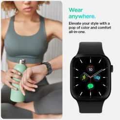 PASEK SPIGEN APPLE WATCH 6 / 7 / 8 / 9 / 10 / SE / ULTRA 1 / 2 (44 / 45 / 46 / 49 MM) NANO POP BLACK SESAME