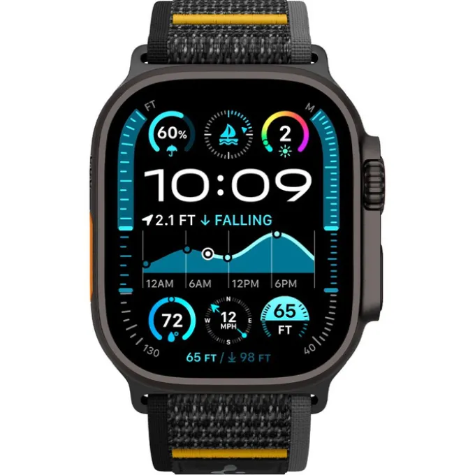 PASEK SPIGEN APPLE WATCH 6 / 7 / 8 / 9 / 10 / SE / ULTRA 1 / 2 (44 / 45 / 46 / 49 MM) ACTIVE ATHLEX AIR CZARNY
