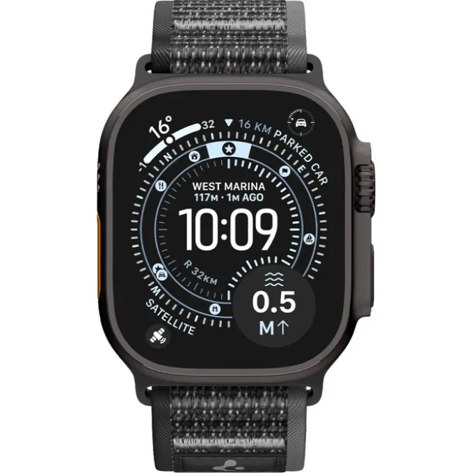 PASEK SPIGEN APPLE WATCH 8 / 9 / 10 / 11 / SE / ULTRA (44 / 45 / 46 / 49 MM) ACTIVE ATHLEX AIR 2 BLACK / GREY