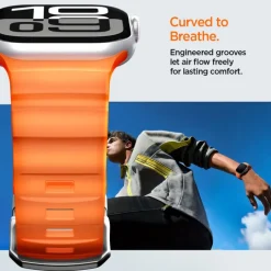 PASEK SPIGEN APPLE WATCH 8 / 9 / 10 / 11 / SE / ULTRA (44 / 45 / 46 / 49 MM) WBS2 BAND ORANGE