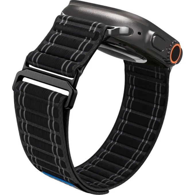 PASEK SPIGEN APPLE WATCH 8 / 9 / 10 / 11 / SE / ULTRA (44 / 45 / 46 / 49 MM) WBF0 BAND BLACK