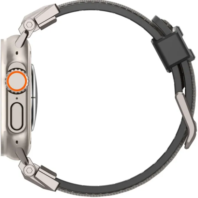 PASEK SPIGEN APPLE WATCH 6 / 7 / 8 / 9 / 10 / SE / ULTRA 1 / 2 (44 / 45 / 46 / 49 MM) DURAPRO ARMOR SZARY