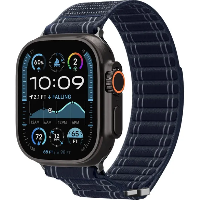 PASEK SPIGEN APPLE WATCH 8 / 9 / 10 / 11 / SE / ULTRA (44 / 45 / 46 / 49 MM) WBF0 BAND NAVY
