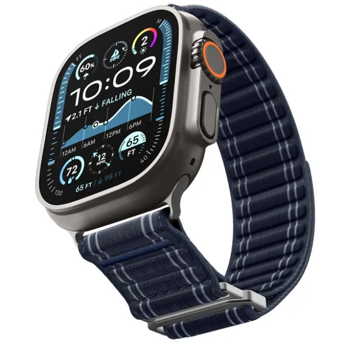 PASEK SPIGEN APPLE WATCH 8 / 9 / 10 / 11 / SE / ULTRA (44 / 45 / 46 / 49 MM) WBF0 BAND NAVY