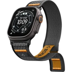 PASEK SPIGEN ATHLEX AIR 2 APPLE WATCH 8 / 9 / 10 / 11 / SE / ULTRA (44 / 45 / 46 / 49 MM) ACTIVE BLACK / ORANGE
