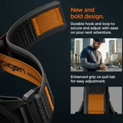PASEK SPIGEN ATHLEX AIR GARMIN QUICKFIT 22 MM ACTIVE BLACK/ORANGE