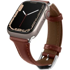 Pasek Spigen Cyrill Kajuk Apple Watch 9 8 7 SE 2022 38mm 40mm 41mm Chestnut