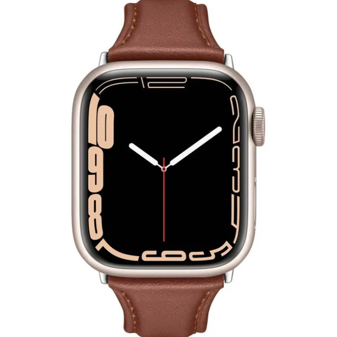 Pasek Spigen Cyrill Kajuk Apple Watch 9 8 7 SE 2022 38mm 40mm 41mm Chestnut