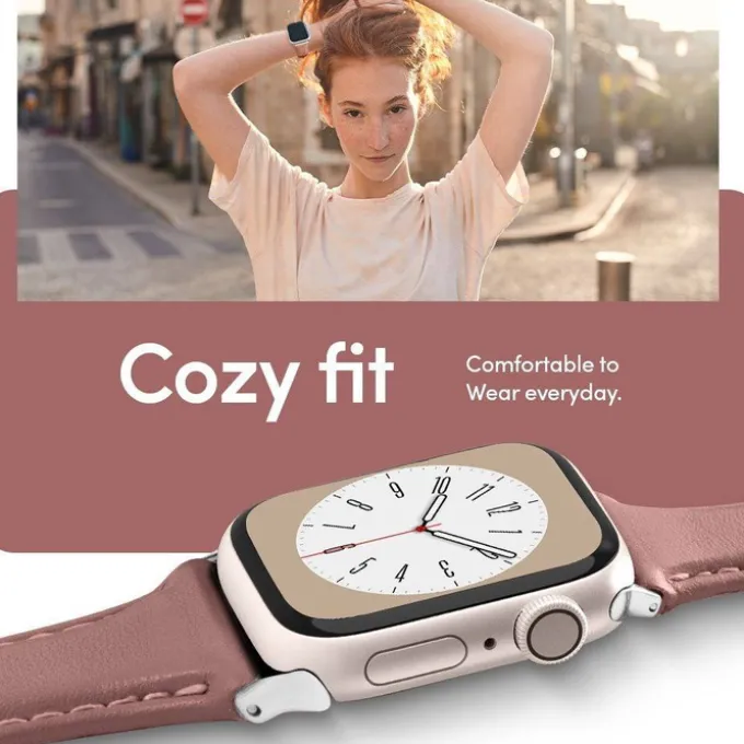 Pasek Spigen Cyrill Kajuk Apple Watch 9 8 7 SE 2022 38mm 40mm 41mm Rose