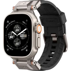 Pasek SPIGEN Durapro Armor Apple Watch Ultra 9 8 7 6 5 4 3 SE 2022 42mm 44mm 45mm 49mm Czarny