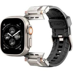 Pasek SPIGEN Durapro Armor Apple Watch Ultra 9 8 7 6 5 4 3 SE 2022 42mm 44mm 45mm 49mm Czarny