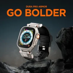 Pasek SPIGEN Durapro Armor Apple Watch Ultra 9 8 7 6 5 4 3 SE 2022 42mm 44mm 45mm 49mm Czarny