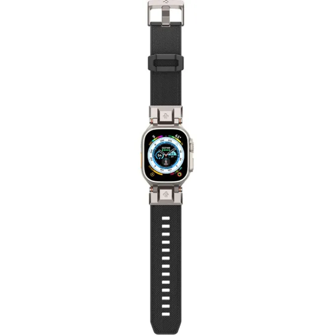 Pasek SPIGEN Durapro Armor Apple Watch Ultra 9 8 7 6 5 4 3 SE 2022 42mm 44mm 45mm 49mm Czarny