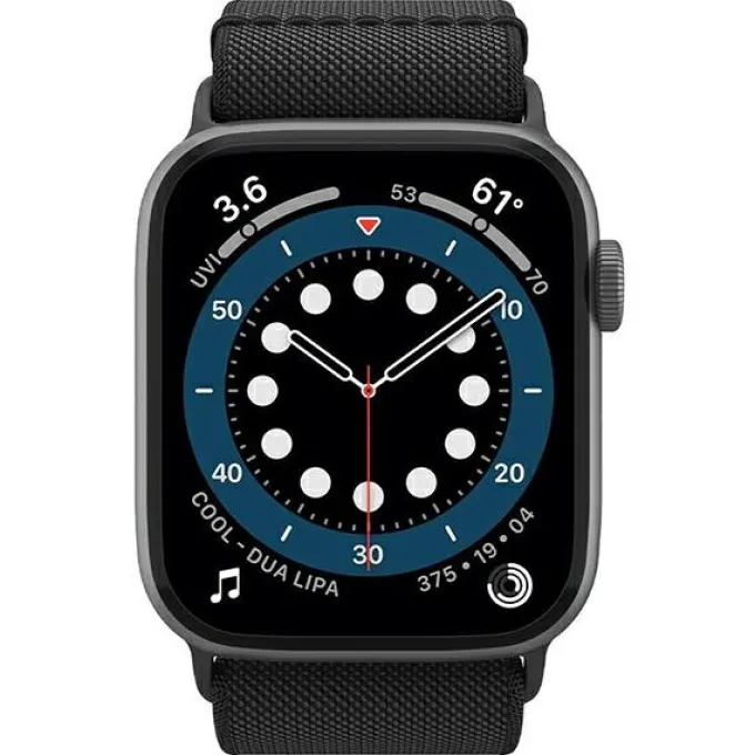 Pasek SPIGEN Fit Lite Apple Watch 6 / 7 / 8 / 9 / 10 / SE / ULTRA 1 / 2 (44 / 45 / 46 / 49 MM) BLACK Czarne