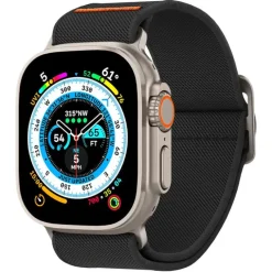 Pasek Spigen Fit Lite Ultra Apple Watch Ultra 9 8 7 SE 2022 42mm 44mm 45mm 49mm Czarny