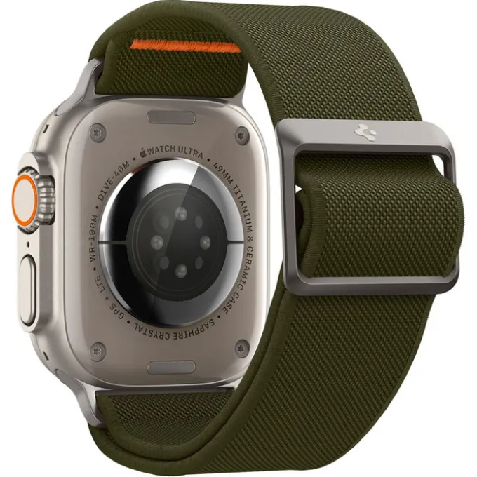 Pasek Spigen Fit Lite Ultra Apple Watch 4 / 5 / 6 / 7 / 8 / 9 / Se / Ultra (42 / 44 / 45 / 49 Mm) Khaki