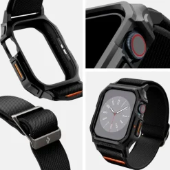 PASEK SPIGEN LITE FIT ”PRO” APPLE WATCH 10 (46 MM) MATTE BLACK