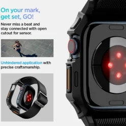PASEK SPIGEN LITE FIT ”PRO” APPLE WATCH 10 (46 MM) MATTE BLACK