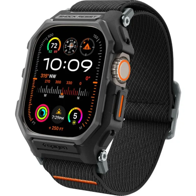 Pasek SPIGEN LITE FIT ”PRO” APPLE WATCH ULTRA 1 / 2 (49 MM) MATTE BLACK