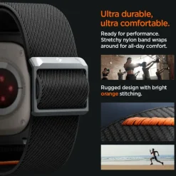 Pasek SPIGEN LITE FIT ”PRO” APPLE WATCH ULTRA 1 / 2 (49 MM) MATTE BLACK