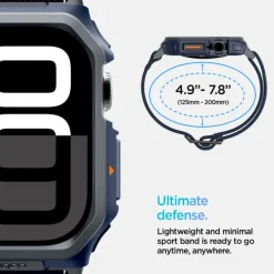 PASEK SPIGEN LITE FIT ”PRO” APPLE WATCH 10 (46 MM) NAVY BLUE