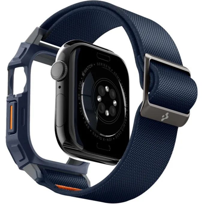 PASEK SPIGEN LITE FIT ”PRO” APPLE WATCH 10 (46 MM) NAVY BLUE