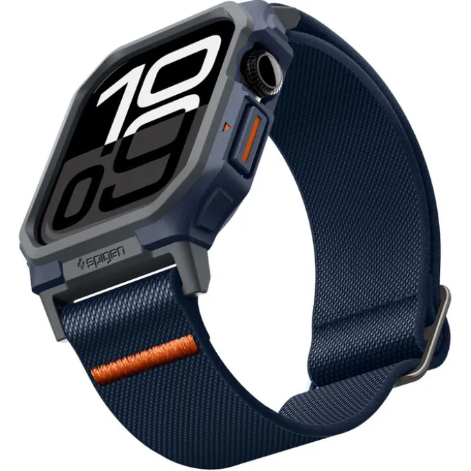 PASEK SPIGEN LITE FIT ”PRO” APPLE WATCH 10 (46 MM) NAVY BLUE