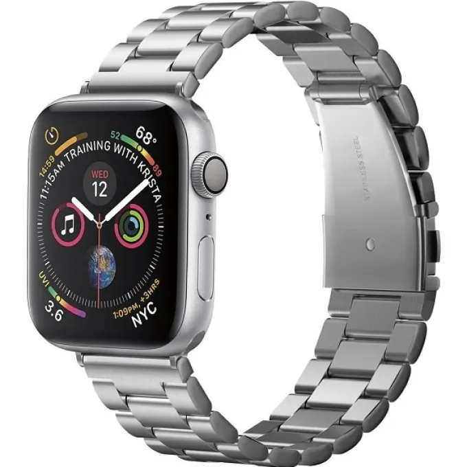 Pasek SPIGEN Modern Fit Band Apple Watch Ultra 9 8 7 SE 2022 42mm 44mm 45mm 49mm Srebrny