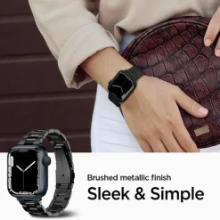 Pasek Spigen Modern Fit Band Apple Watch 9 8 7 SE 2022 38mm 40mm 41mm Black