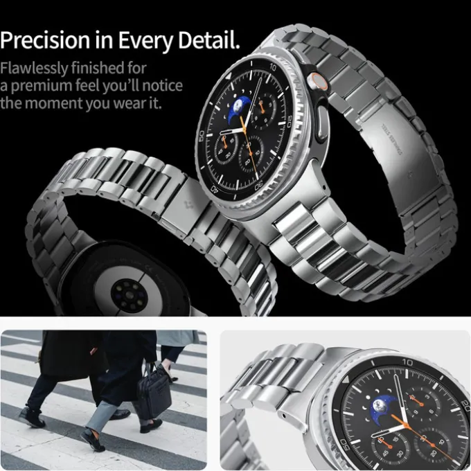PASEK SPIGEN MODERN FIT BAND GALAXY WATCH 8 / CLASSIC (40 / 44 / 46 MM) SILVER