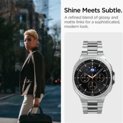 PASEK SPIGEN MODERN FIT BAND GALAXY WATCH 8 / CLASSIC (40 / 44 / 46 MM) SILVER