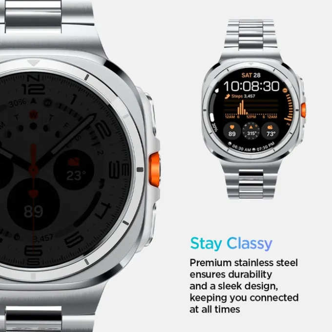 PASEK SPIGEN MODERN FIT BAND SAMSUNG GALAXY WATCH ULTRA (47 MM) SILVER