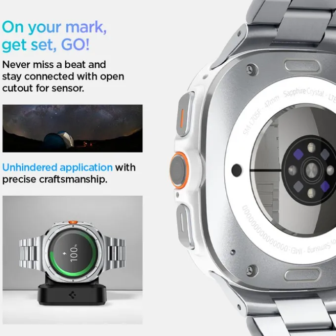 PASEK SPIGEN MODERN FIT BAND SAMSUNG GALAXY WATCH ULTRA (47 MM) SILVER