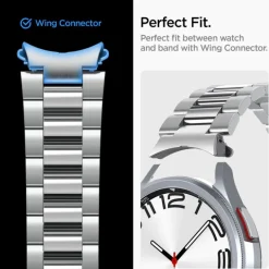 Pasek Spigen Modern Fit Band Samsung Galaxy Watch 6 Classic (47 mm) Silver Case