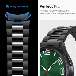 Pasek Spigen Modern Fit Band Samsung Galaxy Watch 6 Classic (47 Mm) Black Case