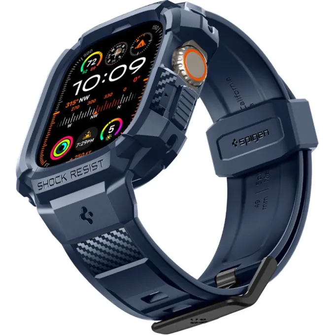 Pasek Spigen Rugged Armor ”pro” Apple Watch Ultra 1 / 2 (49 Mm) Navy Blue